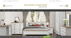 Desktop Screenshot of countysleepshop.co.uk